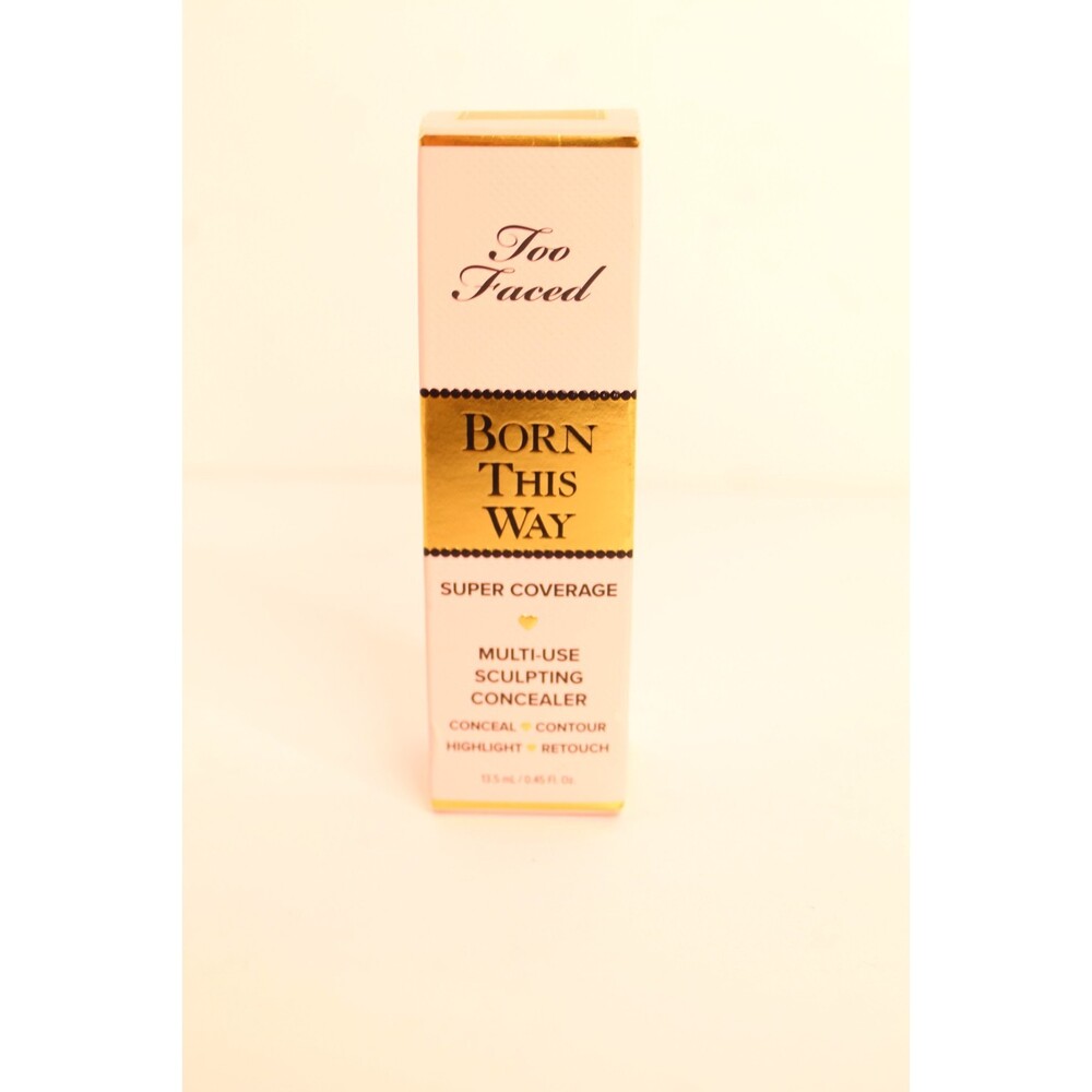 Too‎ Faced Born This Way Golden Super Coverage Multi-Use Concealer 0.50 oz NIB